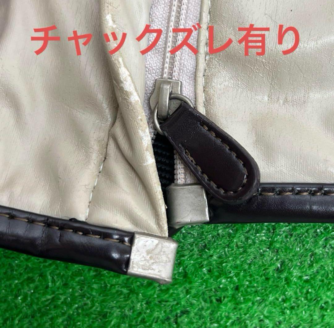 ONOFF キャディバッグ　アイボリー　　9インチ