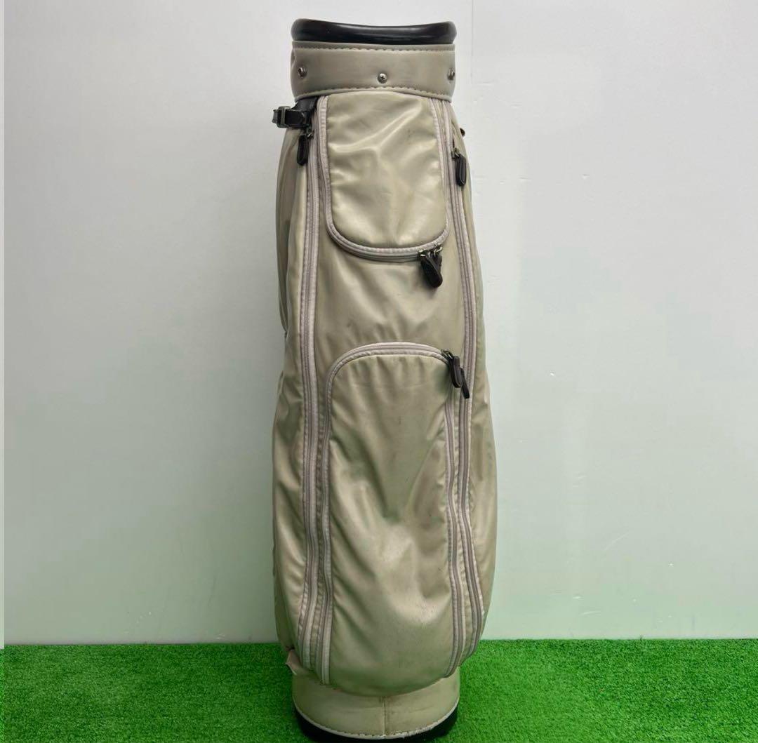 ONOFF キャディバッグ　アイボリー　　9インチ