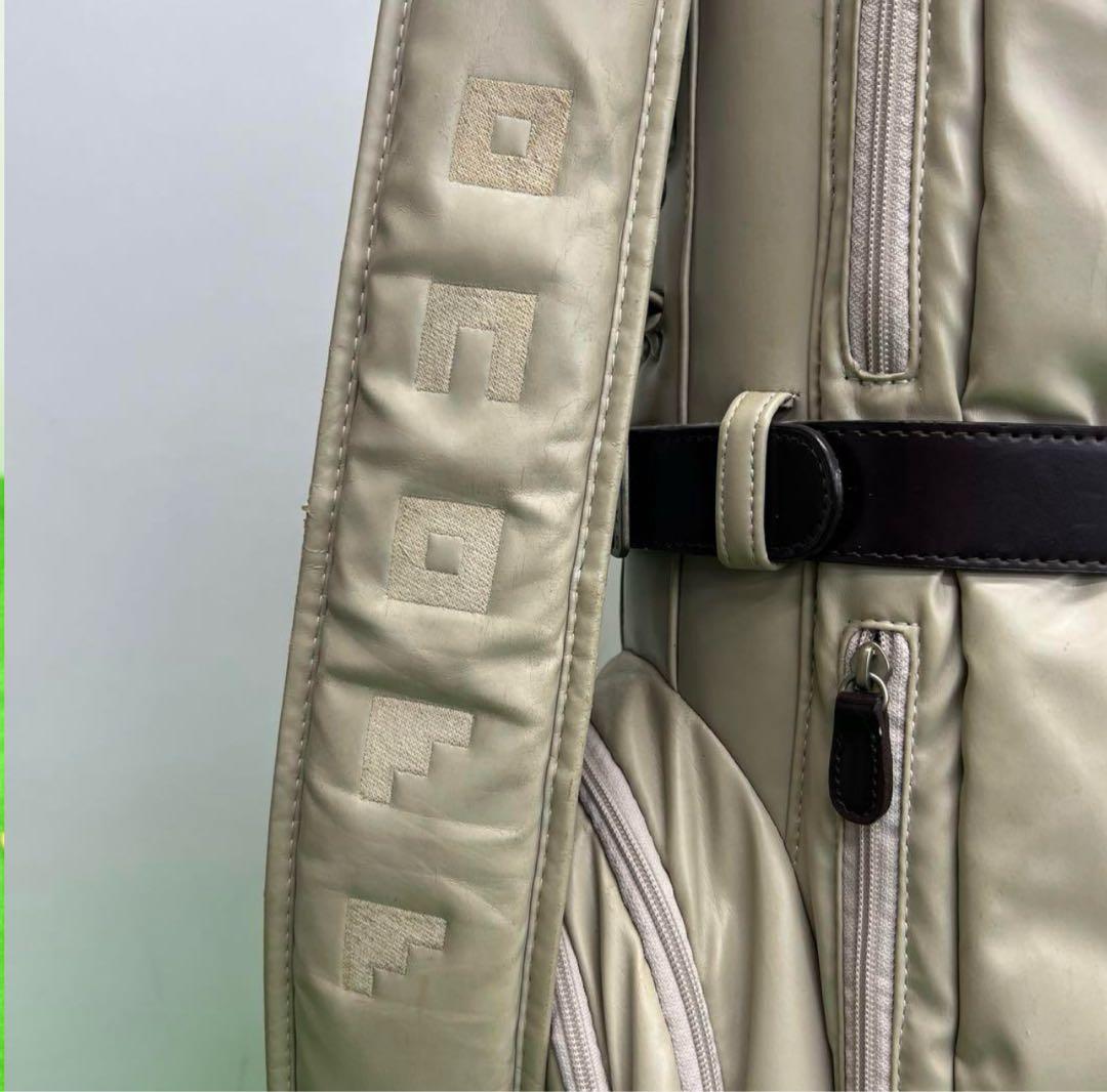 ONOFF キャディバッグ　アイボリー　　9インチ