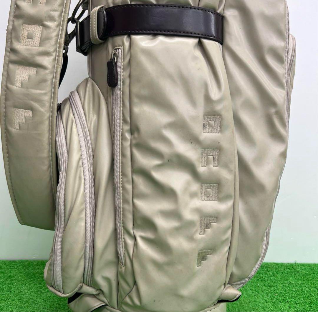 ONOFF キャディバッグ　アイボリー　　9インチ