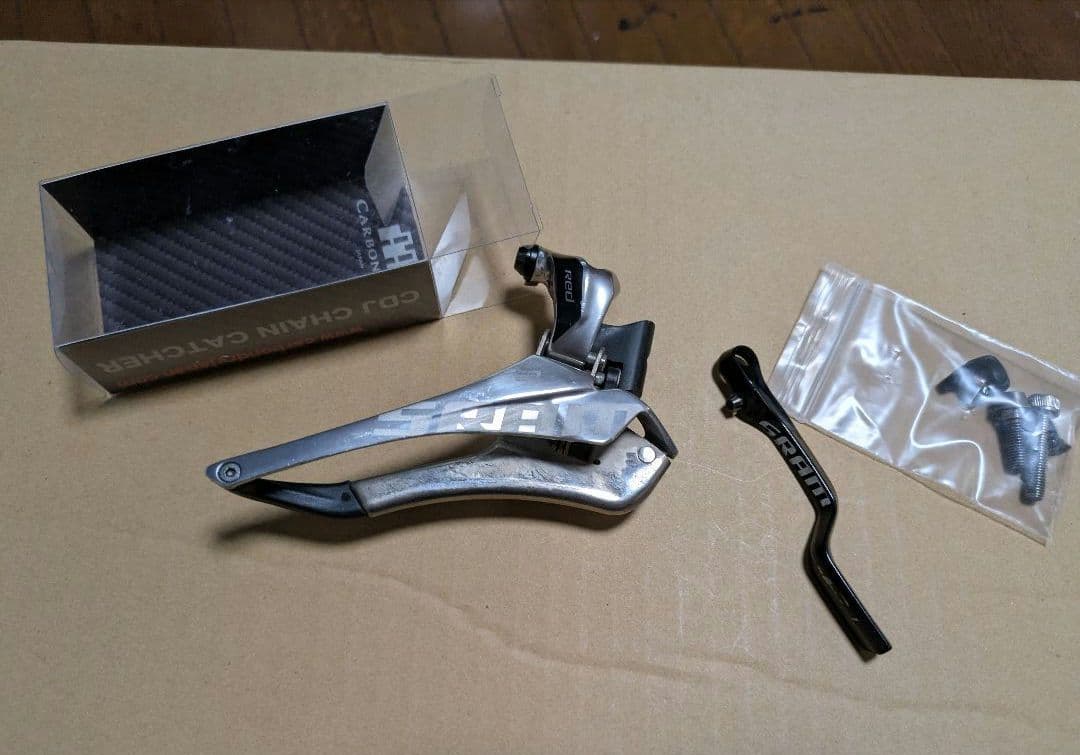 SRAM Red 22 11速×2フロントディレイラーチェーンキャッチャー付中古