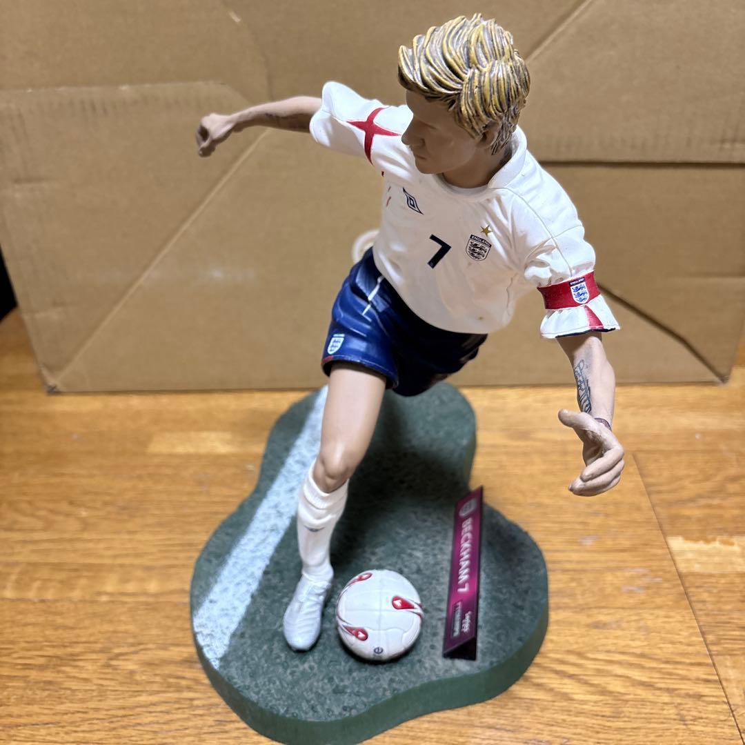 デビッド・ベッカム フィギュア 12インチ イングランド W杯 台座付