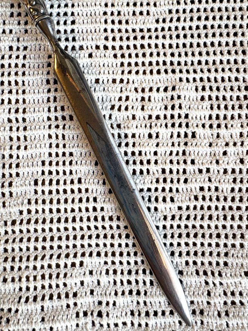 ♡ フランスアンティーク　レターオープナー　ヤドリギ　シルバー　アールヌーボー