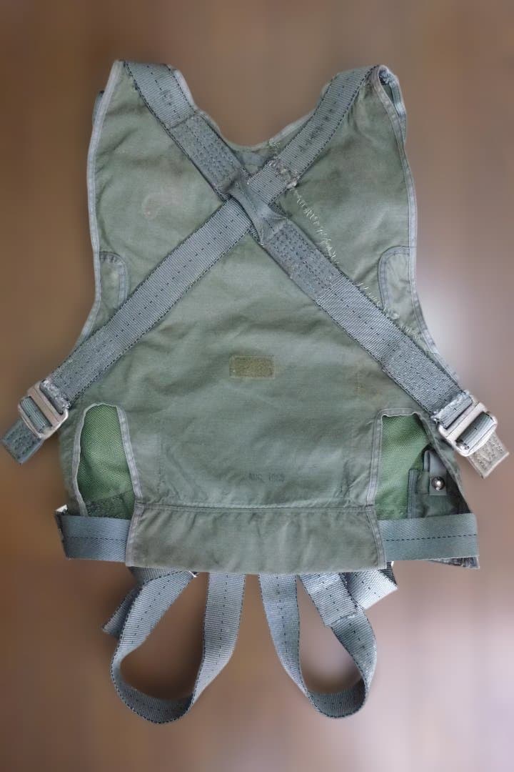 米軍実物 フライト装備 USAF空軍 落下傘トルソーハーネス パラシュートUSN