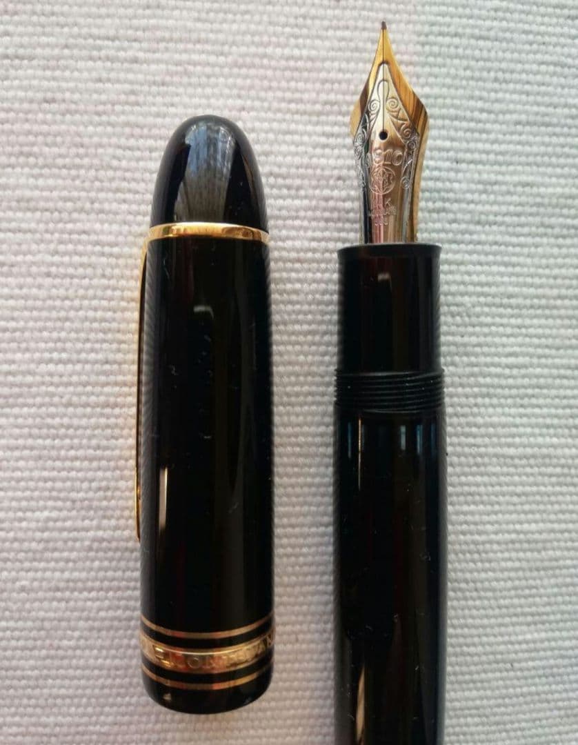 【極上品モンブラン149万年筆80年代名品吸入式ペン先M中字14ｋ金】4810