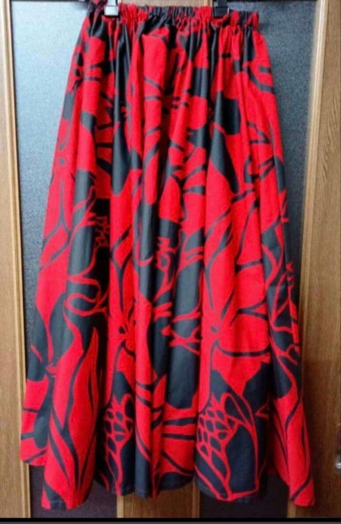 ALOHA STANDARDS 上下フラダンスドレスセット　ベロア&スカート Ｌ