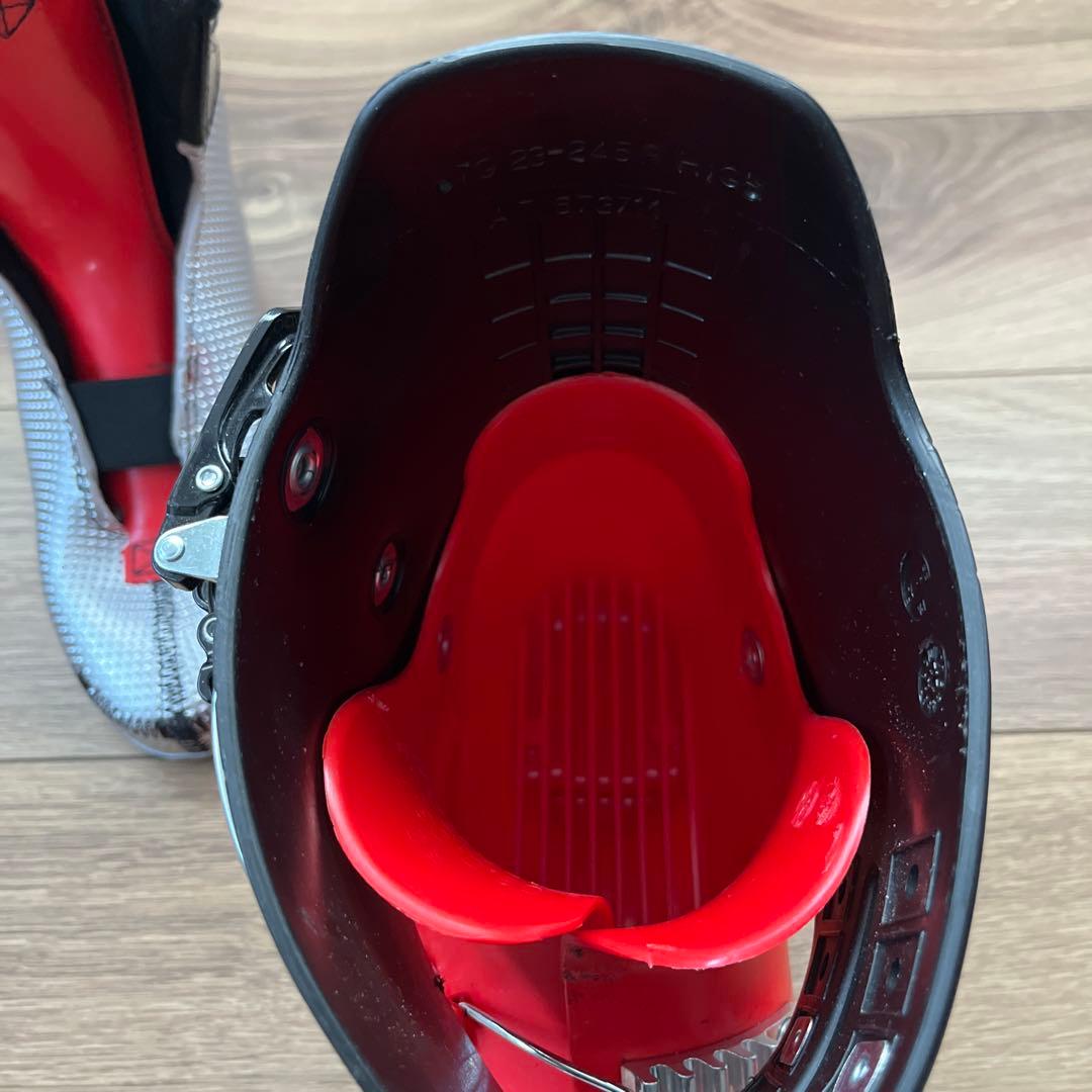 赤 スキー用ブーツ 24.0-24.5