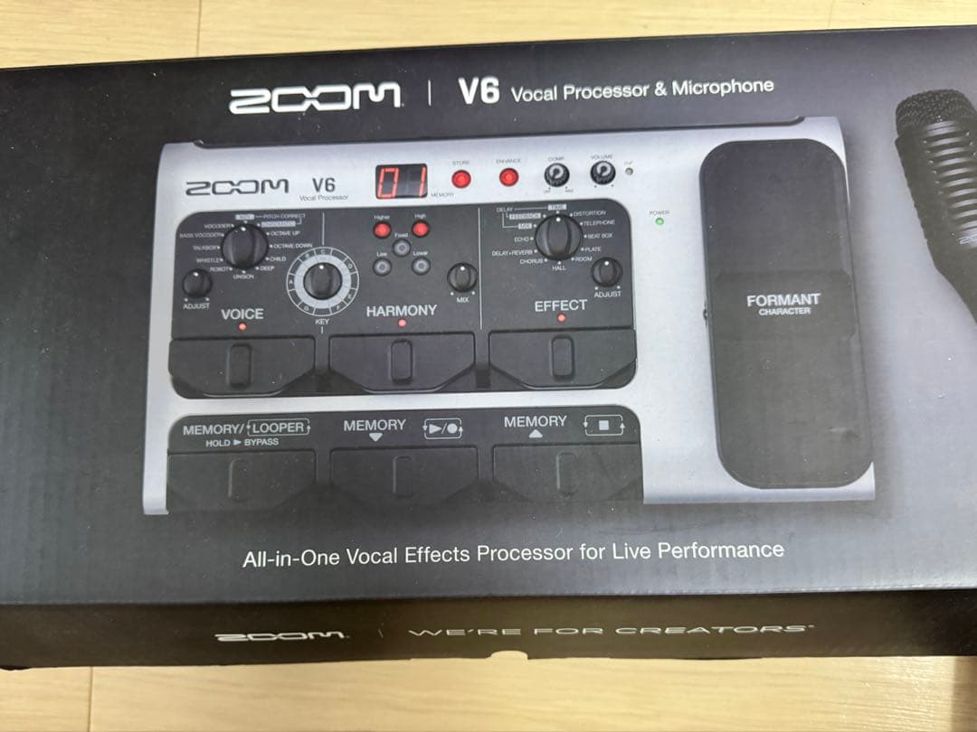 【たまちゃん】 Zoom V6 ボーカルエフェクター