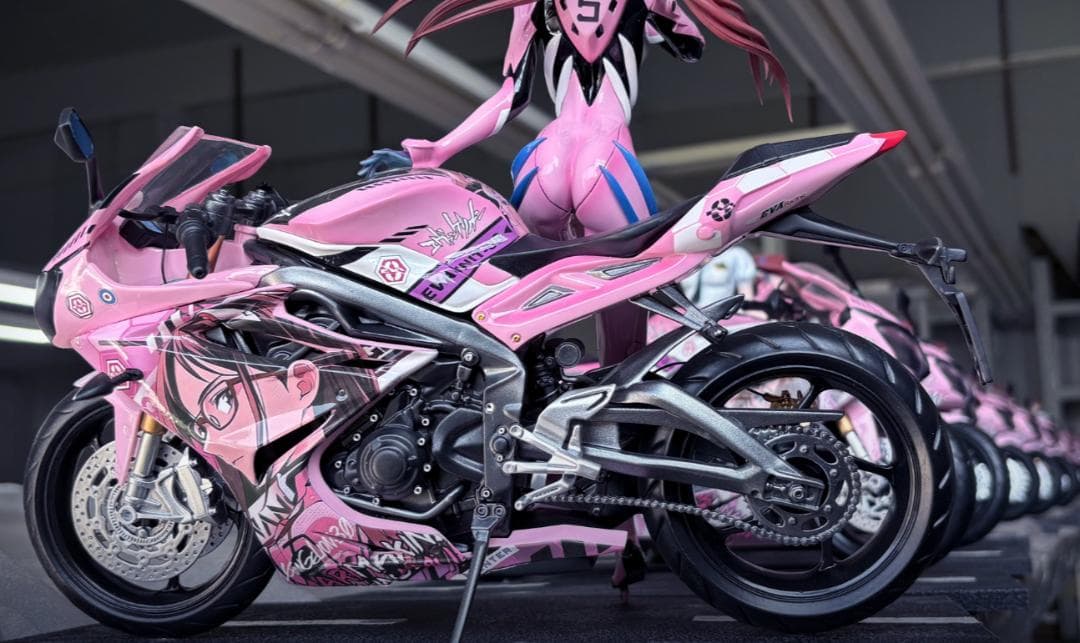 新世紀エヴァンゲリオン　真希波・マリ　バイクVer.　ガレージキット　フィギュア