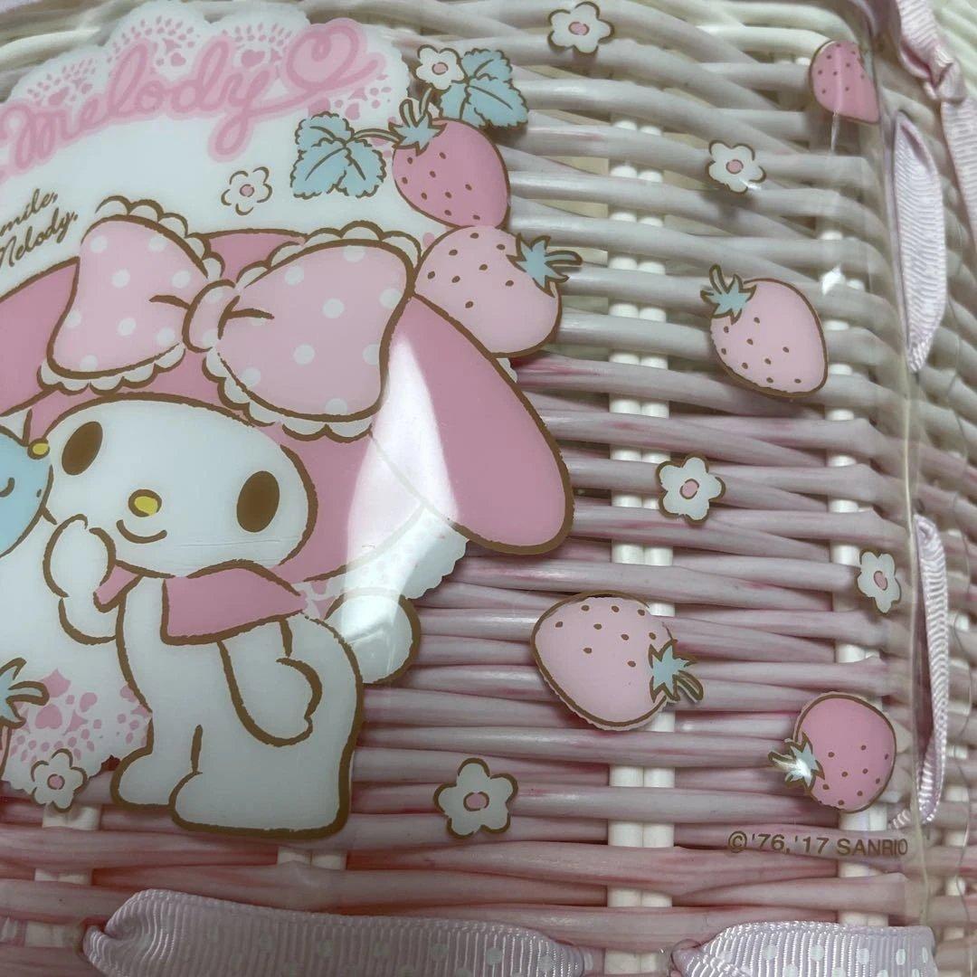 マイメロディ ストロベリーカゴ 約30cm