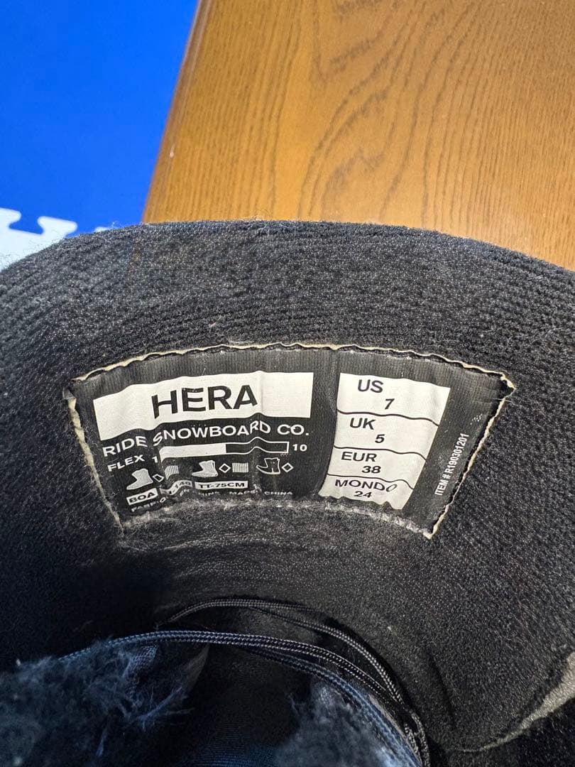 RIDE HERA スノーボードブーツ US 7 ブラック