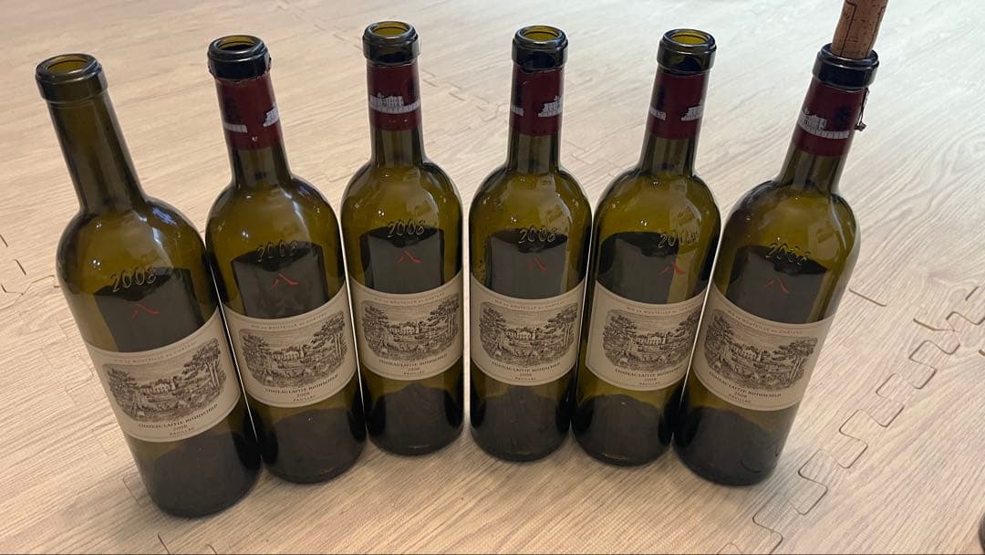 Chateau Lafite Rothschild 2008 空瓶6本セット