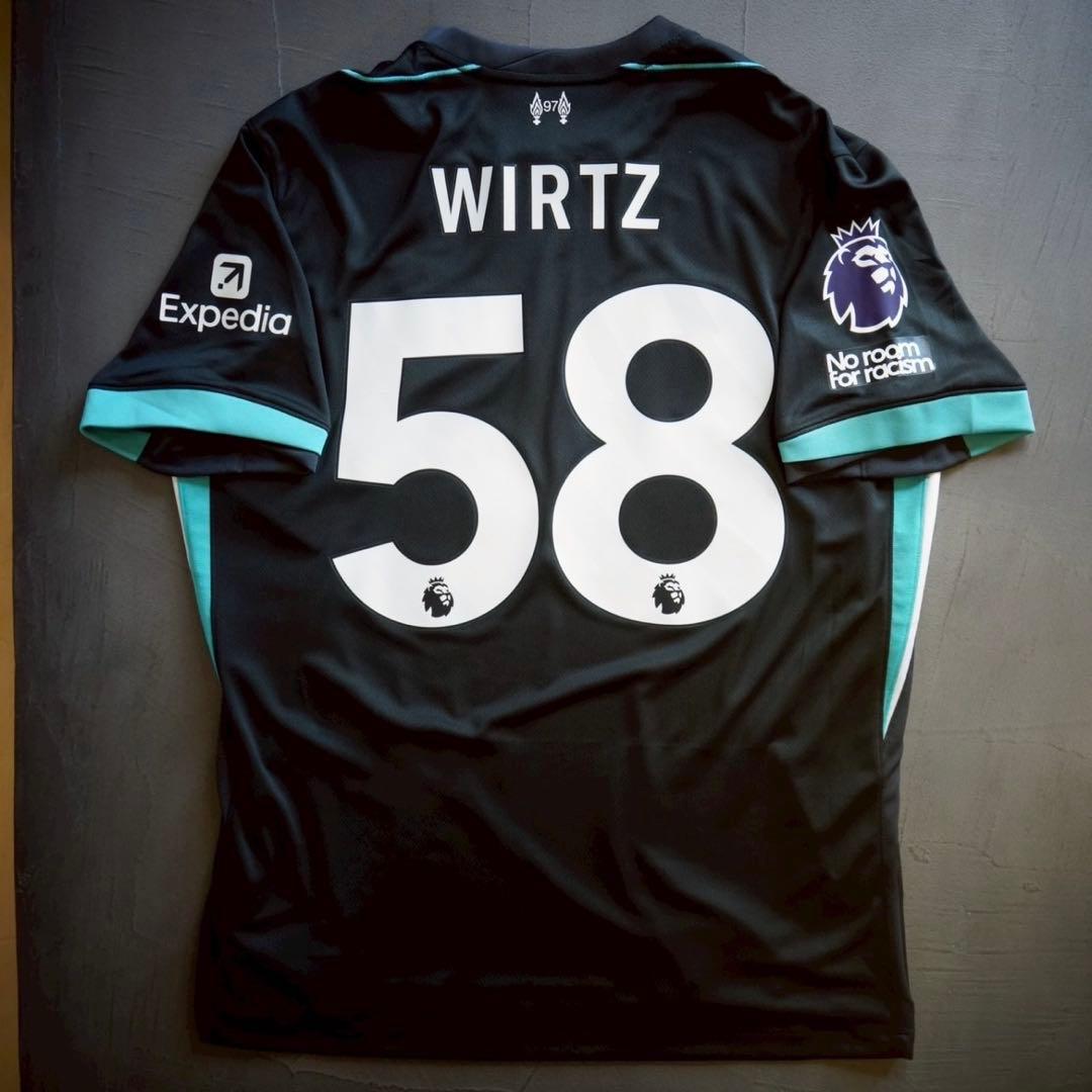 リバプール 24-25 ユニフォーム アウェイ 正規品 XL ヴィルツ