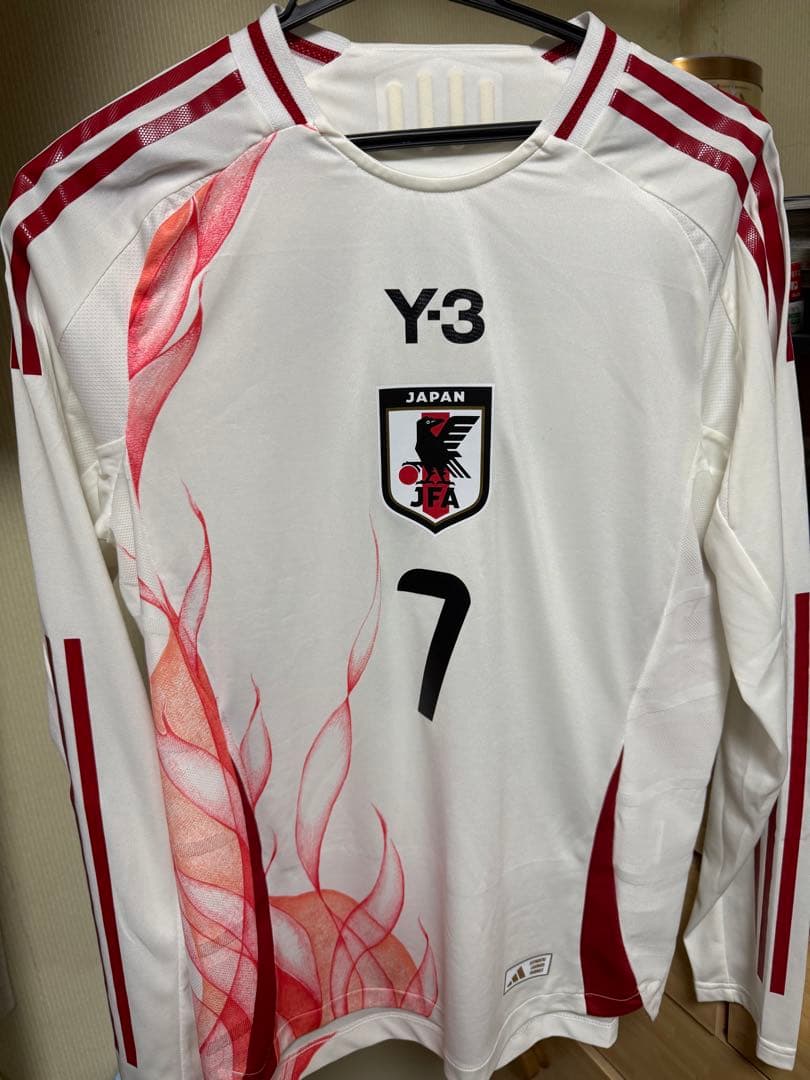 S*様 日本代表 7 川村拓夢 アウェイオーセンティックユニフォーム 長袖