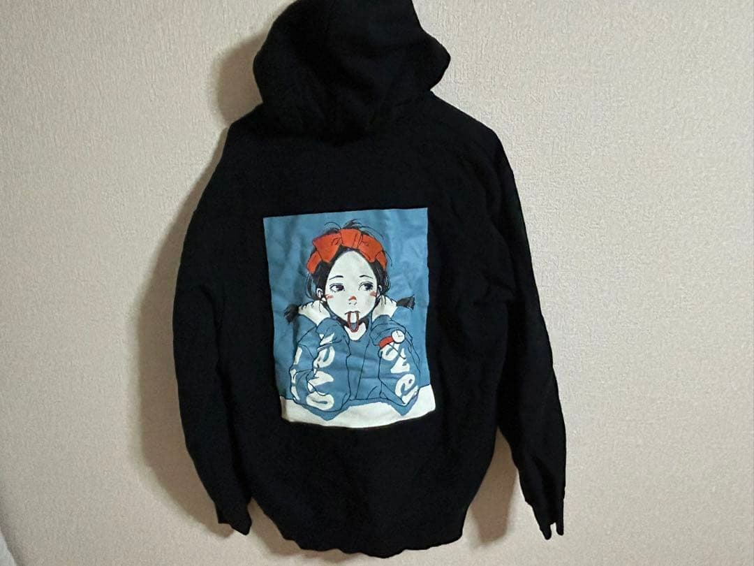 BiS　オーバープリント　overprint　コラボ　パーカー　XL　古塔つみ