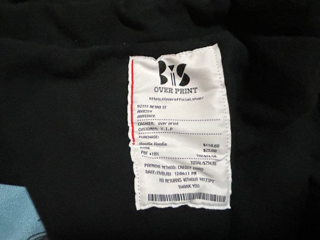 BiS　オーバープリント　overprint　コラボ　パーカー　XL　古塔つみ