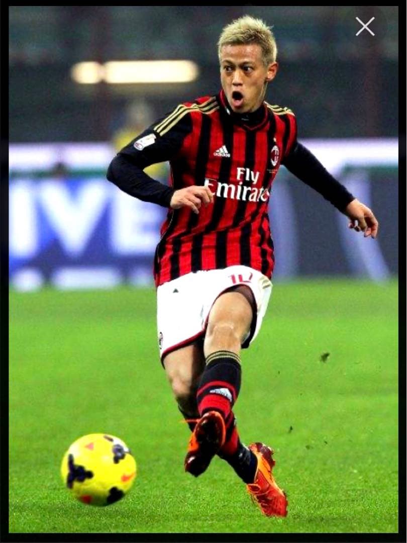 ✨新品正規品✨早い者勝ち❗️新品タグ付き正規品 ACミラン 本田圭佑 ユニフォーム