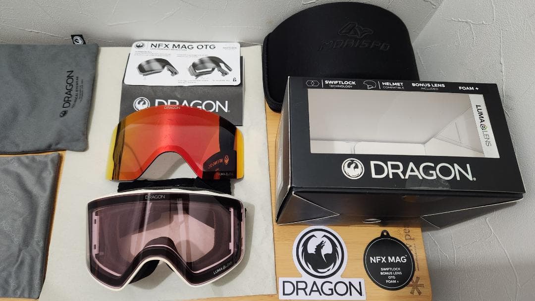 DRAGON NFX MAG ドラゴン ゴーグル マグネット スペアレンズ付き