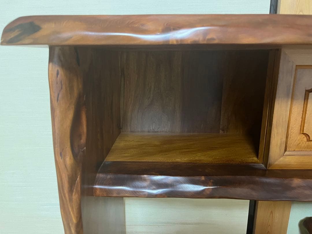 希少　世界遺産　屋久杉 最高級 茶棚 飾り棚 キャビネット サイドボード