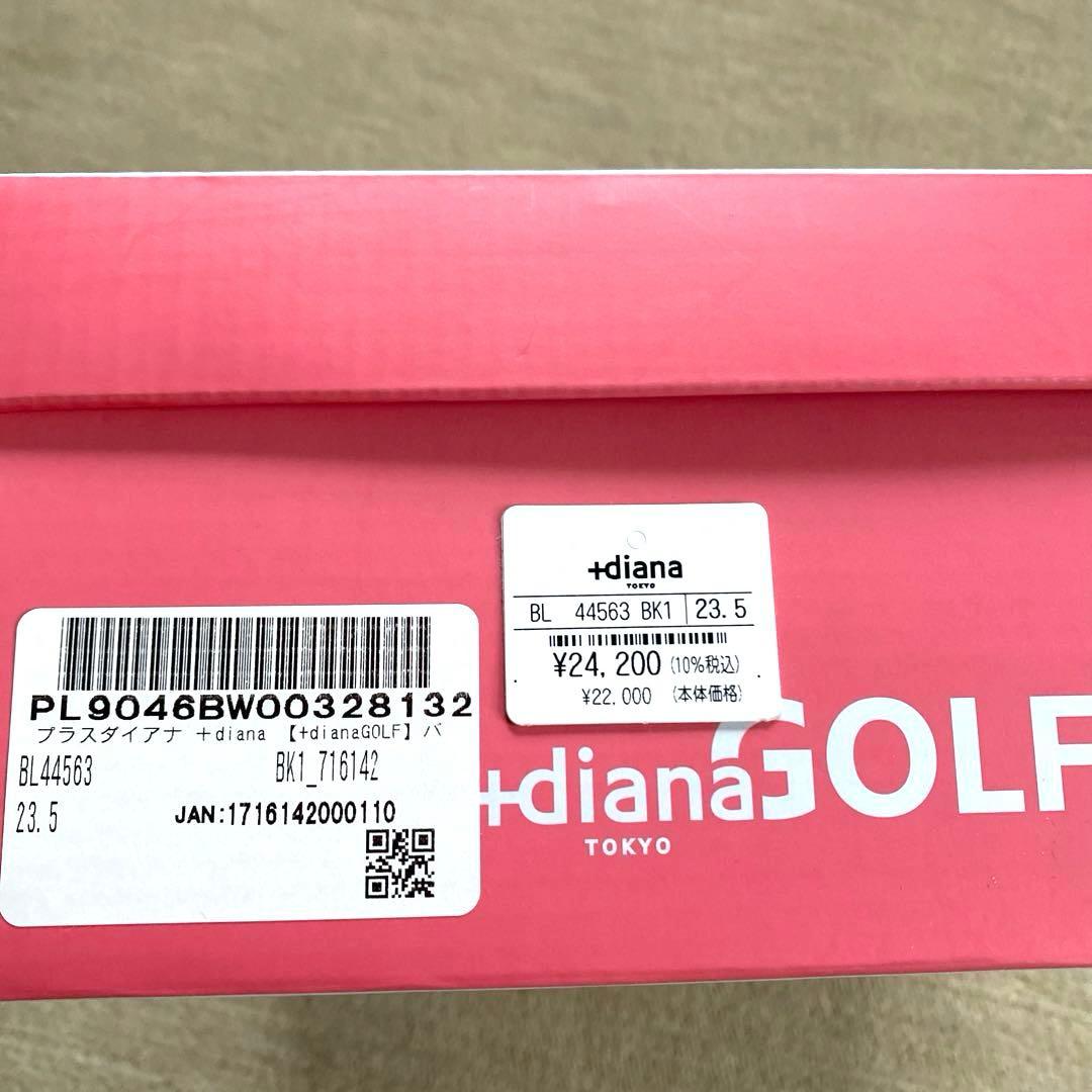 ＋dianaGOLF Diana ゴルフシューズ　黒　23.5 美品