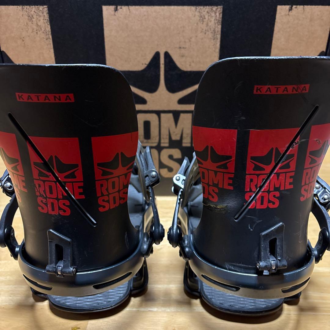 ROME SDS | KATANA スノーボードビンディング M/L