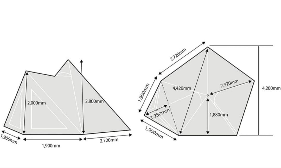 【4点セット】サーカスTC コンフォートレギュラー　テンマクデザイン
