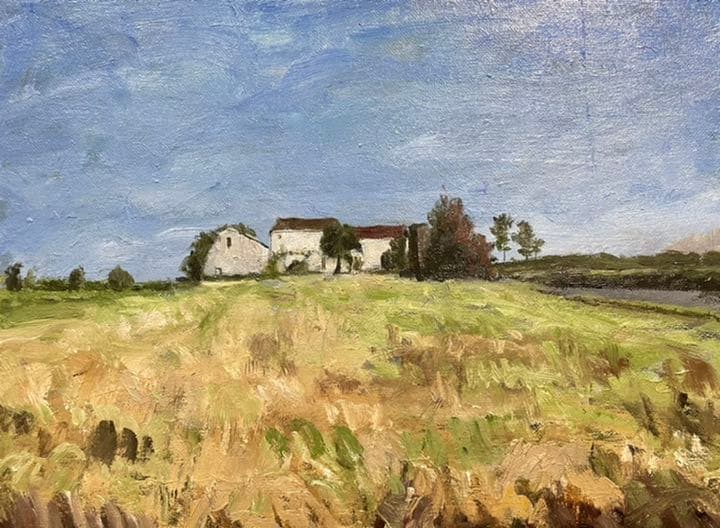 F8号, 額なし、「ベルギーの農家」