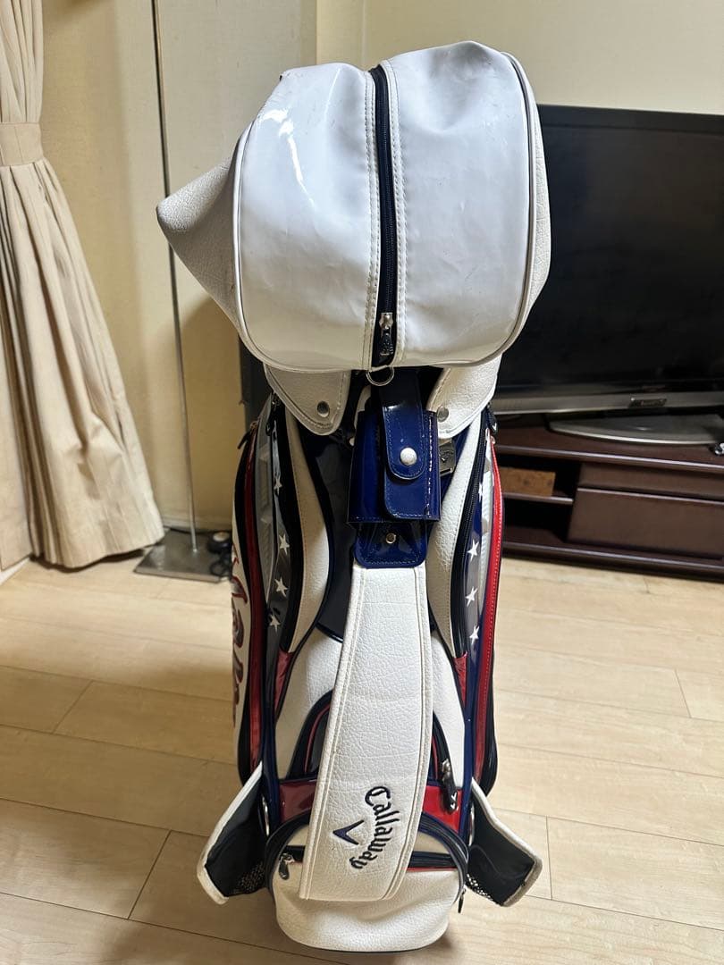 Callaway キャディバッグ ホワイト/レッド/ブルー