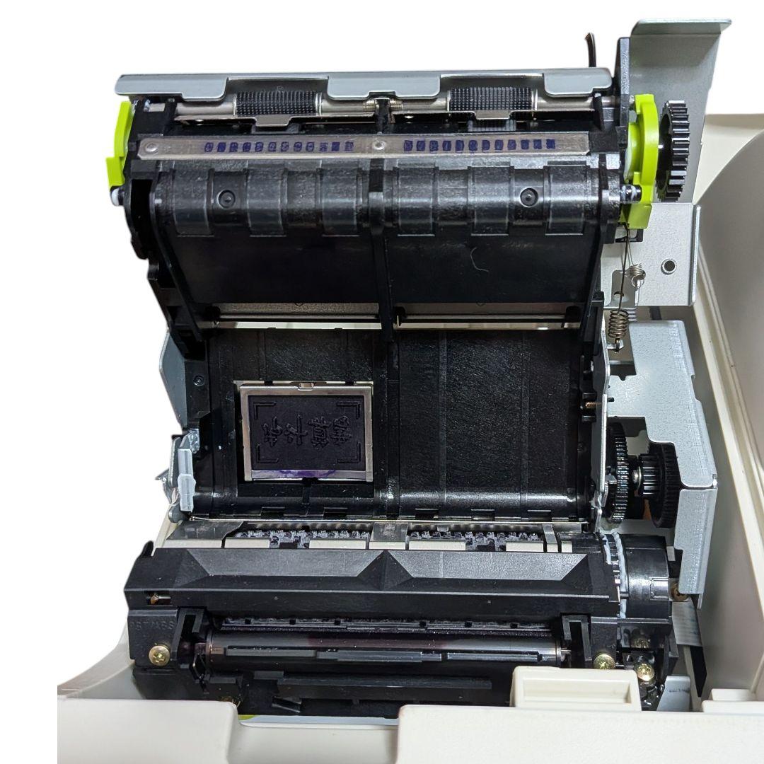 美品 TEC MA-301 レジ 白 通電確認