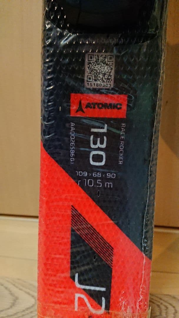 ATOMIC 新品未使用130㎝簡単調整229～336㎜アトミックJ2 スキー板