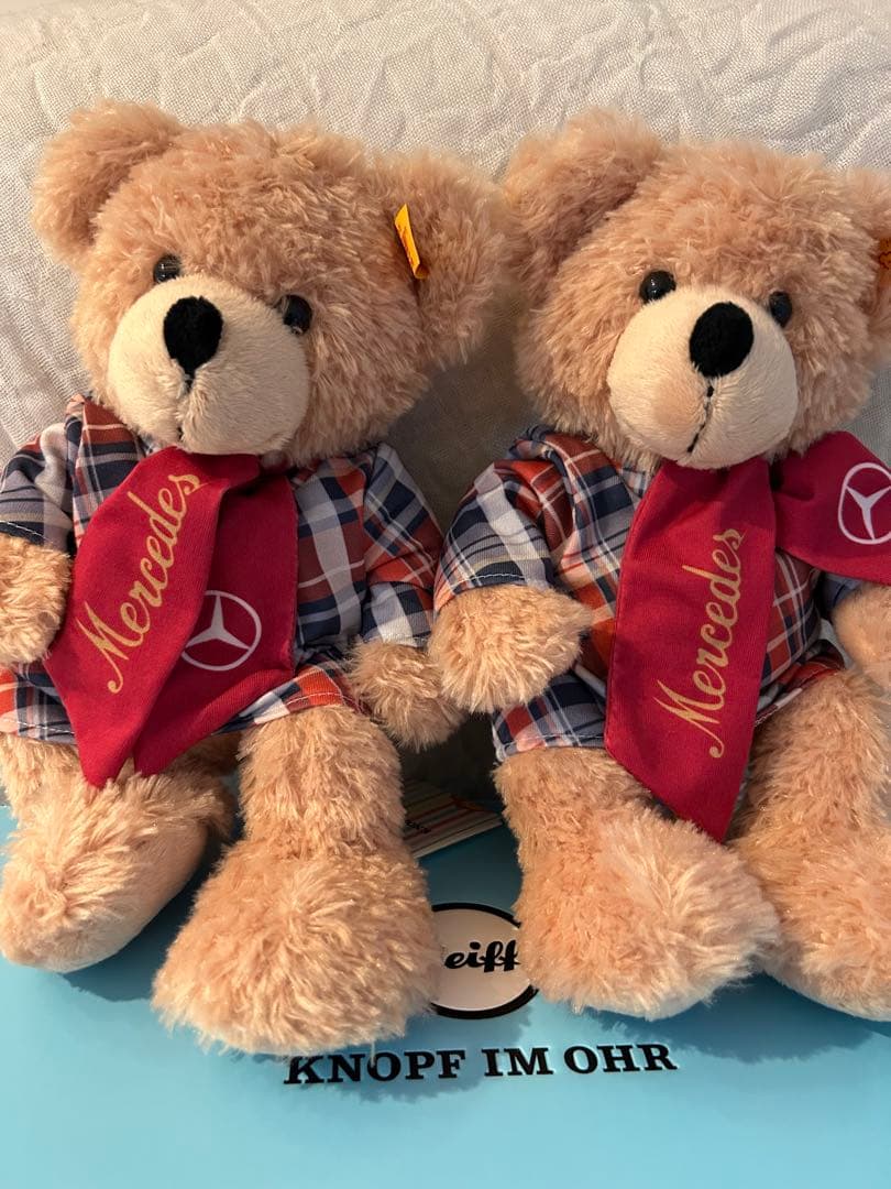 シュタイフ　テディベア Mercedes-Benz × Steiff✖️2