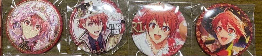 アイナナ IDOLiSH7 七瀬陸 アクスタ expo 缶バッジ カード