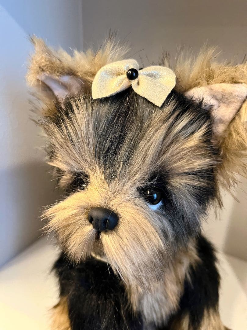 海外作家様　ミニチュアシュナウザー　犬　ぬいぐるみ　teddy bear DOG