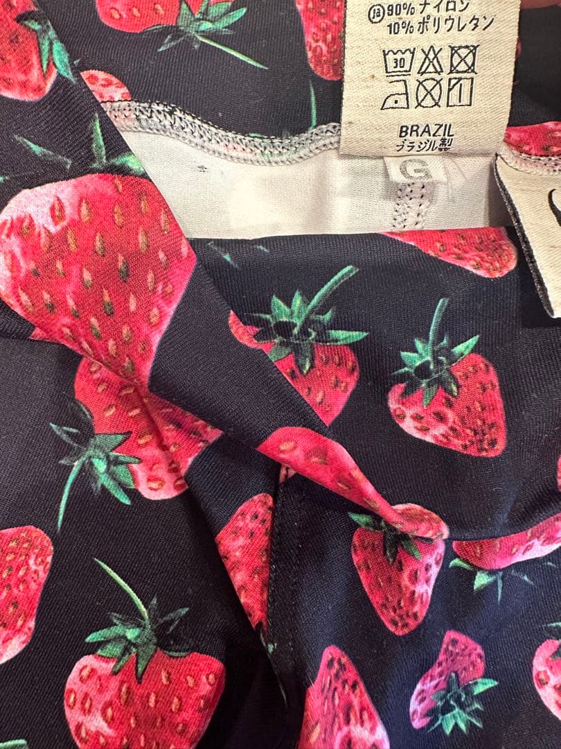 リンダワークス　ブラトップ　レギンス　上下　イチゴ柄　ブラトップM レギンスG