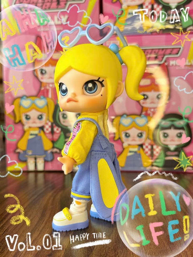 コ*レ様 Molly × The Powerpuff Girls アクションフィ