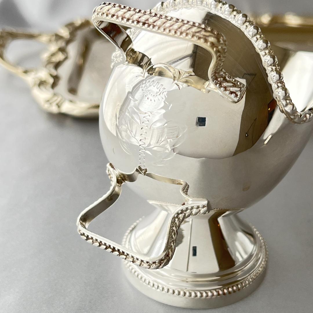 【Mappin & Webb】 マッピンアンドウェッブ シュガースカットル