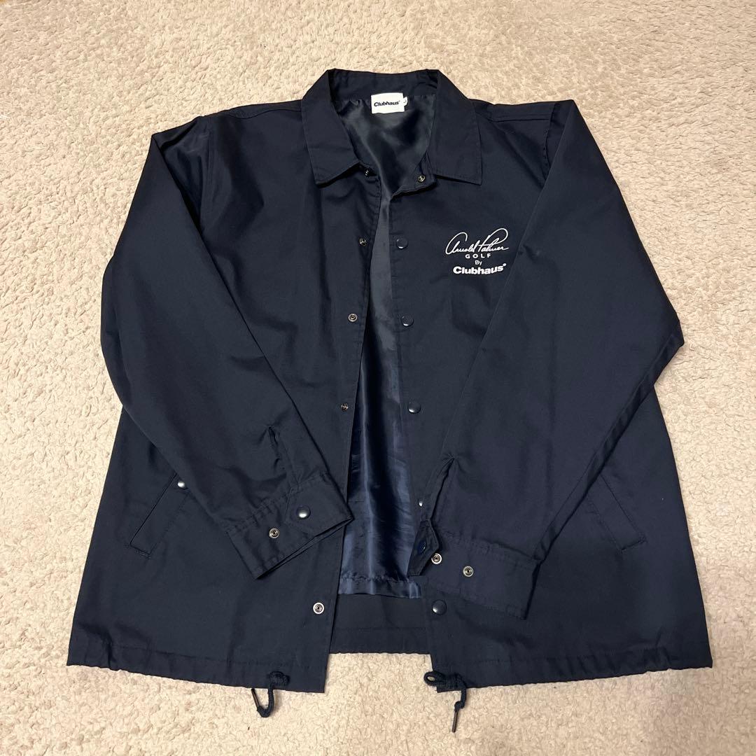 クラブハウス　アーノルドパーマー　コーチジャケット　ネイビーL