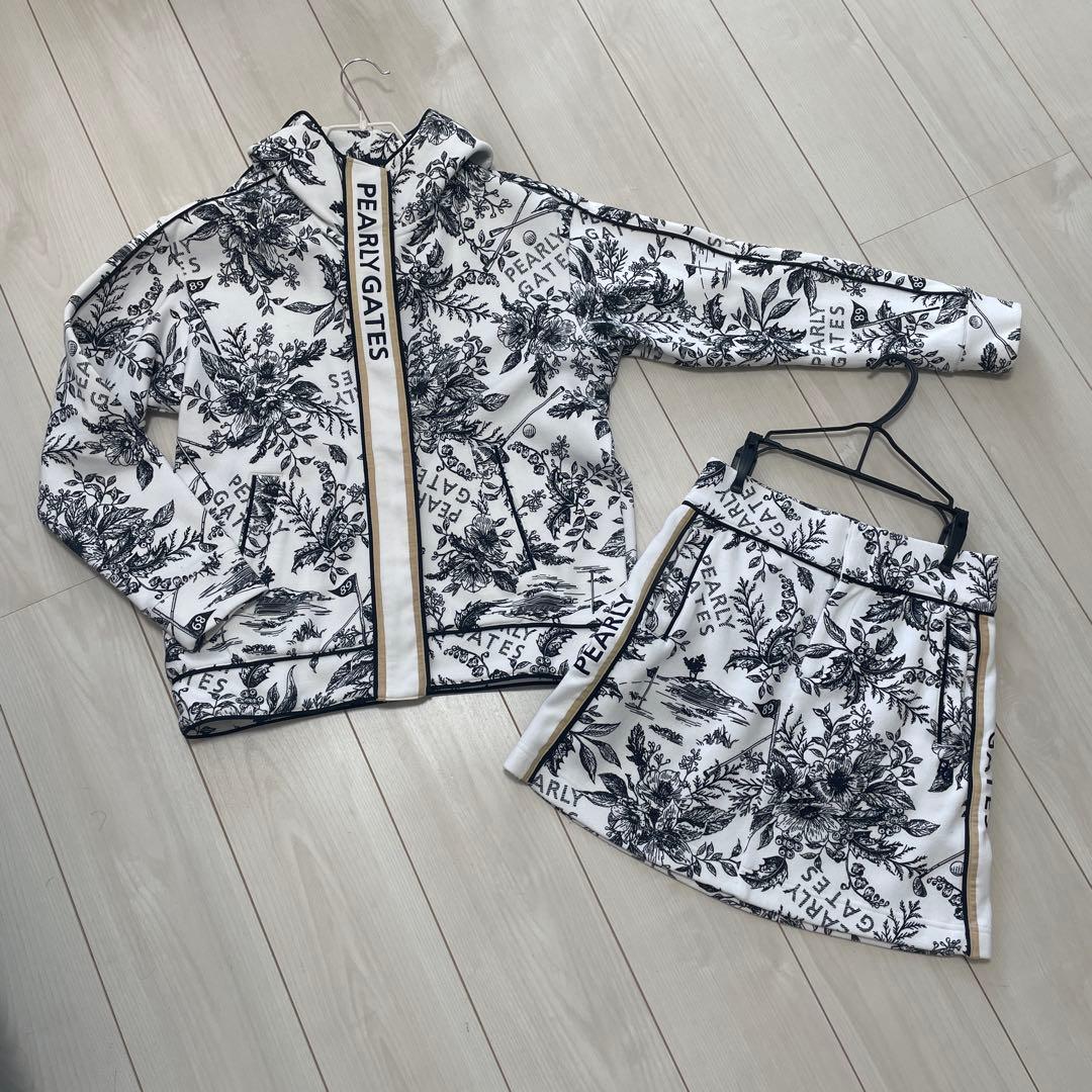 セットアップ　フラワー　パーリーゲイツ　マークアンドロナ