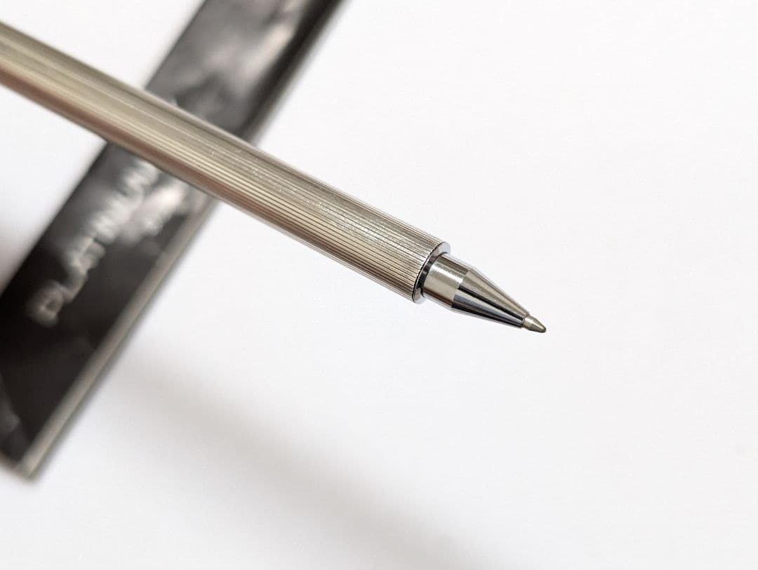 プラチナ万年筆　プラチナz　廃盤ボールペン　回転式　シルバープレート