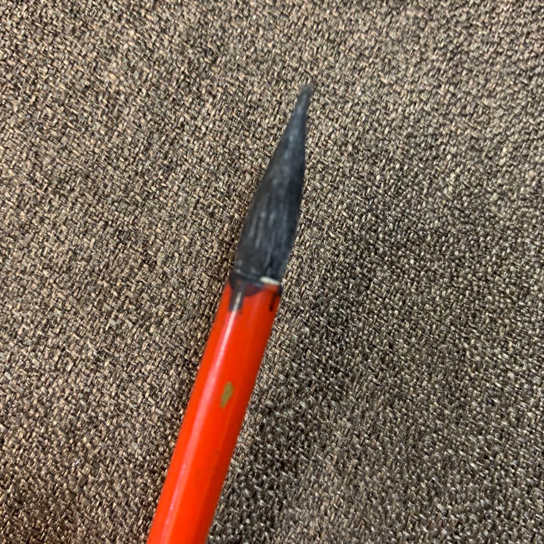 骨董○古銅矢立○ 年代・時代物　銅製 /筆記用具/文房具/墨/筆入れ/書道具