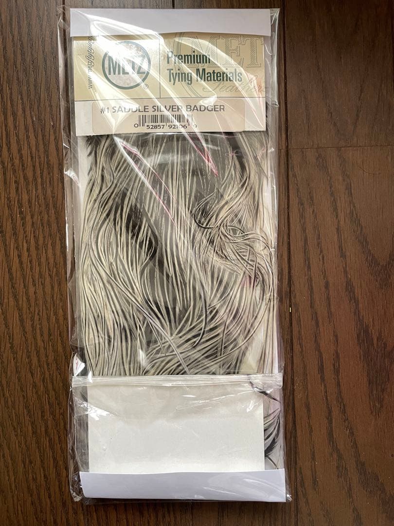 METZ #1 SADDLE SILVER BADGER フライマテリアル