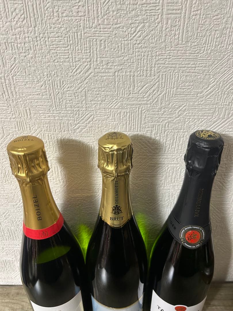 シャンパン 3本セット ボワゼル ドゥラモット テタンジェ