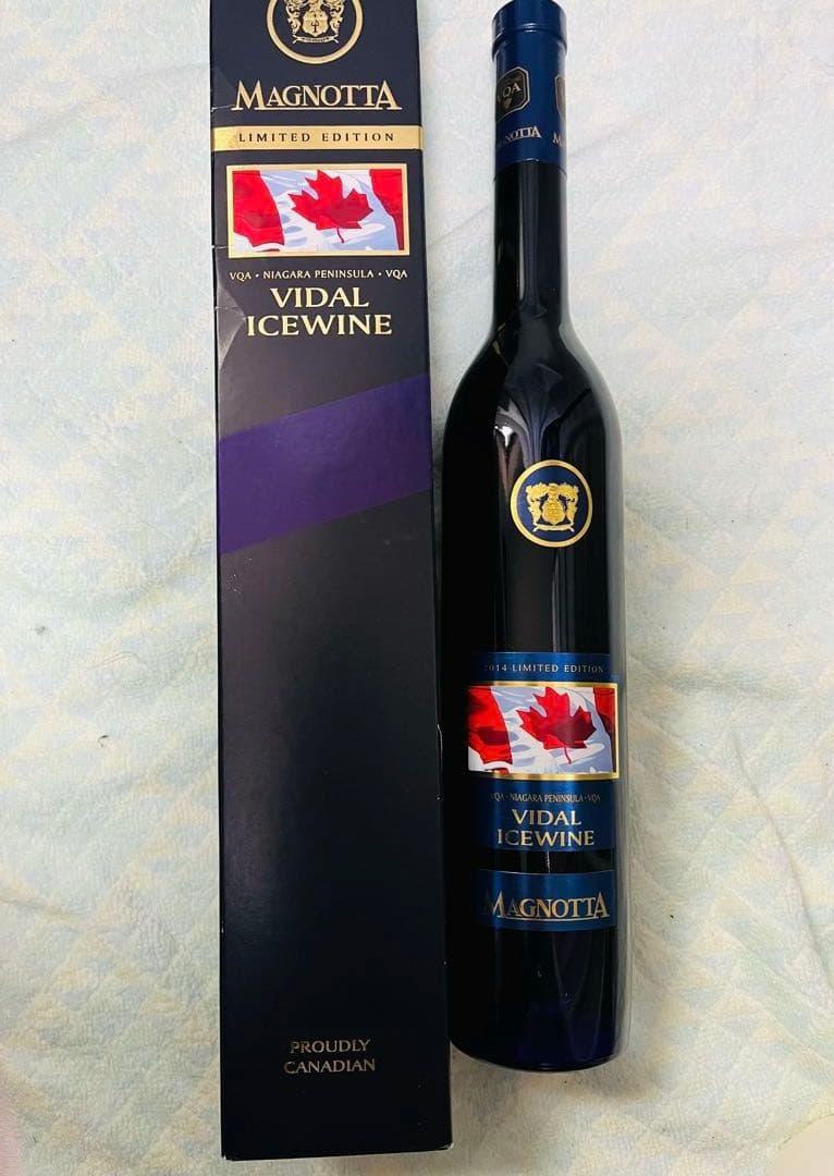 カナダ産アイスワイン　ヴィダル2014 VIDAL