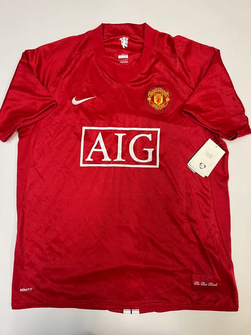マンチェスター・U 2007-09 タグ付き新品未使用 デッドストック
