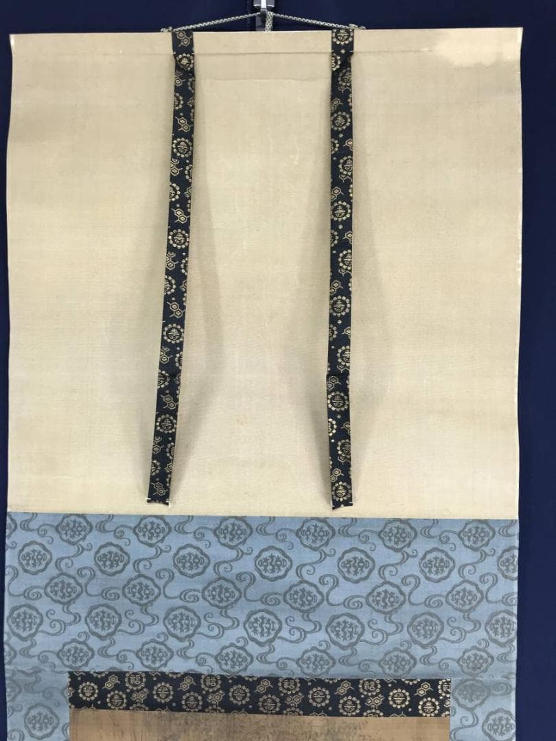 【真作】英一蝶/恵比須大黒図/萬歳図/江戸前期-中期/掛軸/名家伝来AB-840