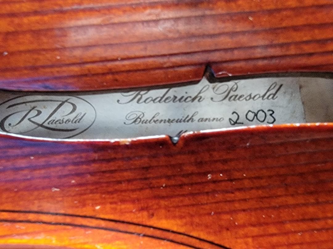 ヴァイオリン。ぺゾルト804A2003。