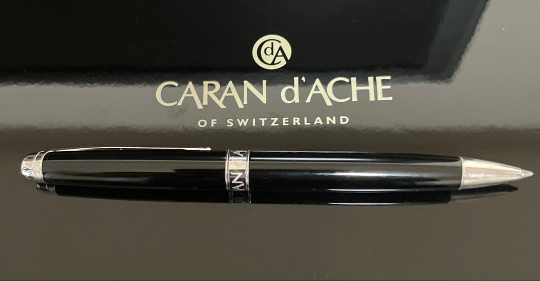 カランダッシュ　ボールペン　黒　レマンコレクション　エボニーブラック