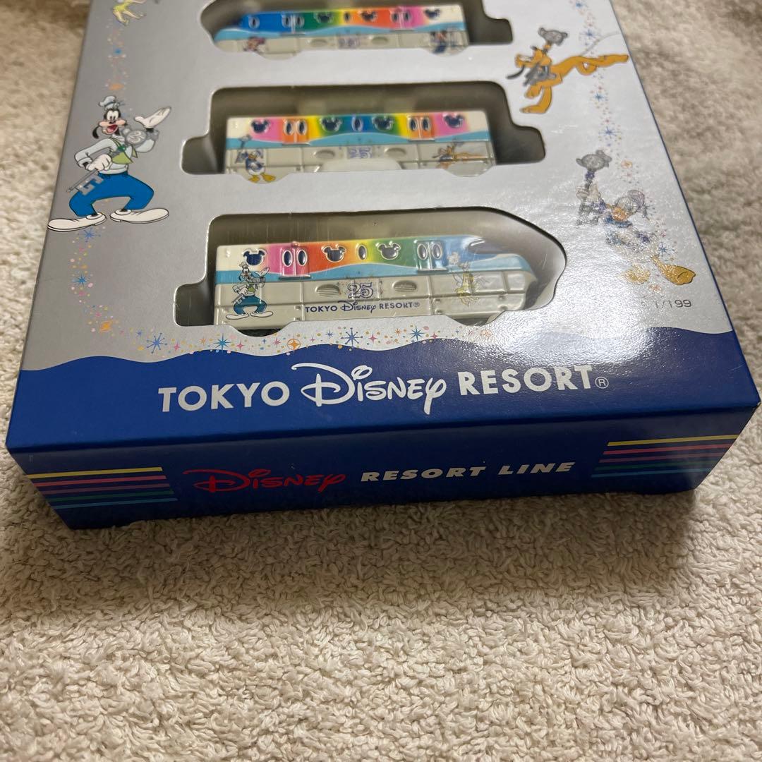 東京ディズニーランド　25周年　リゾートライン3両セット