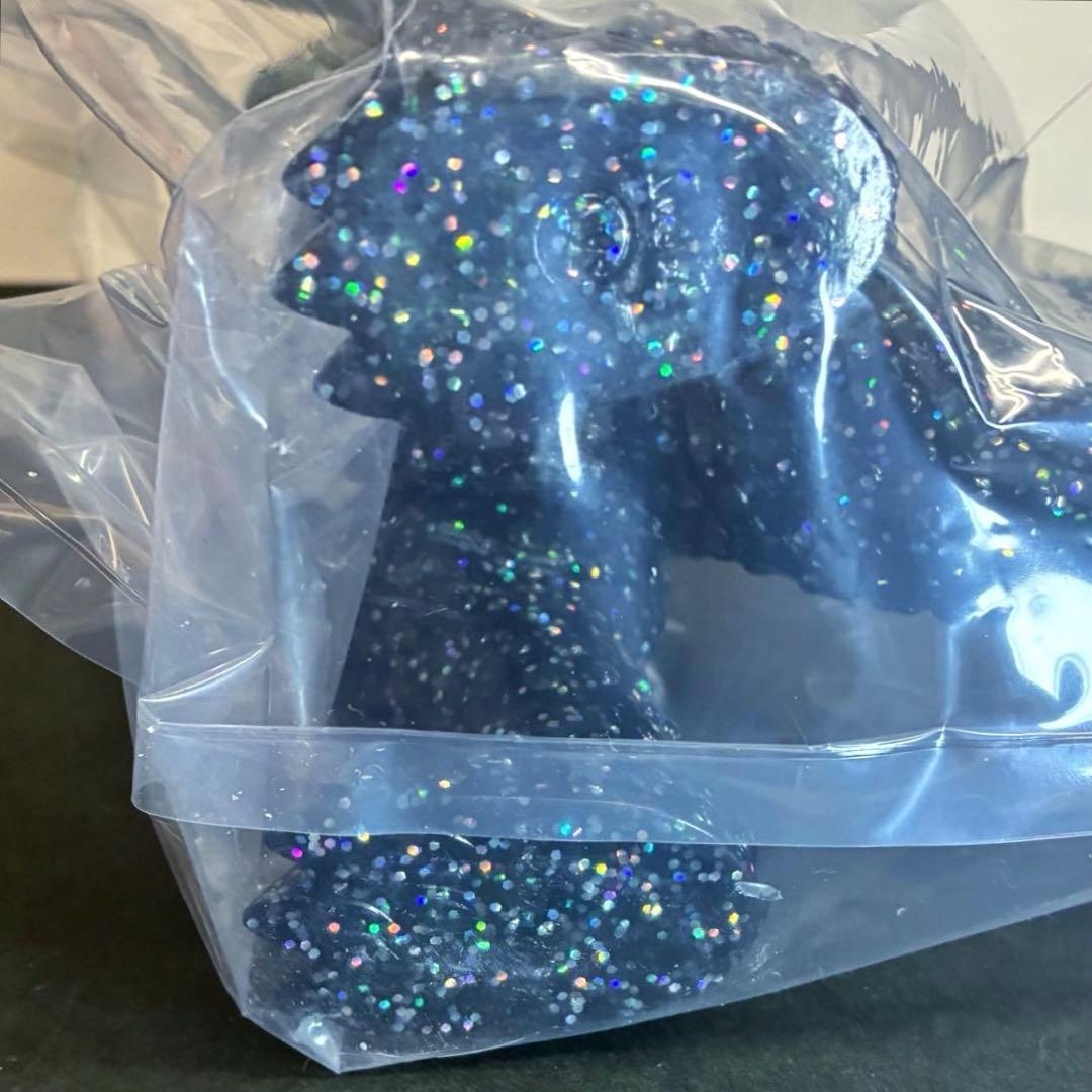 【未開封】■ マルサン チタノザウルス ソフビ レインボー ラメ