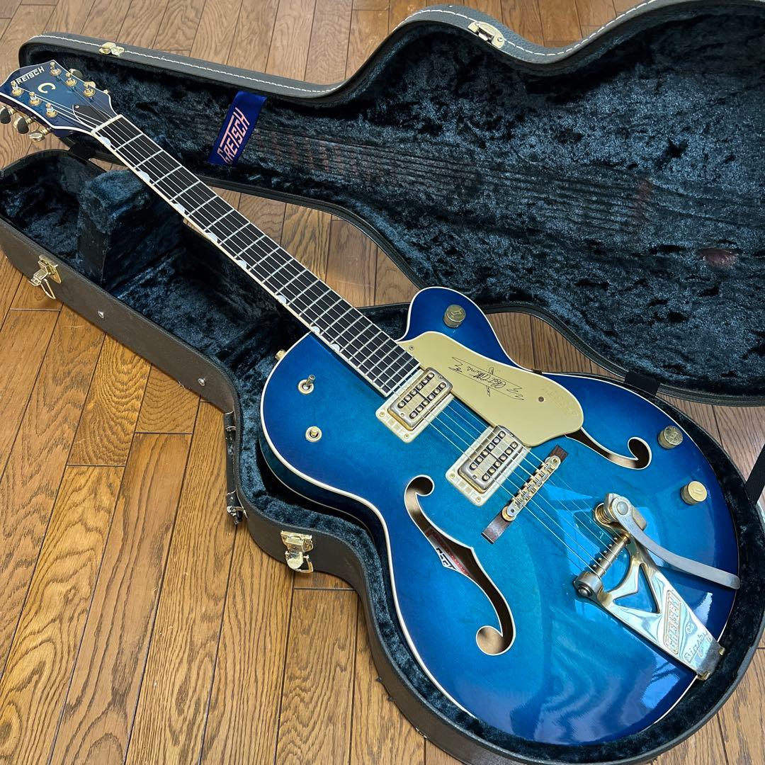 GRETSCH エレキギター ブルーバースト ハードケース付き